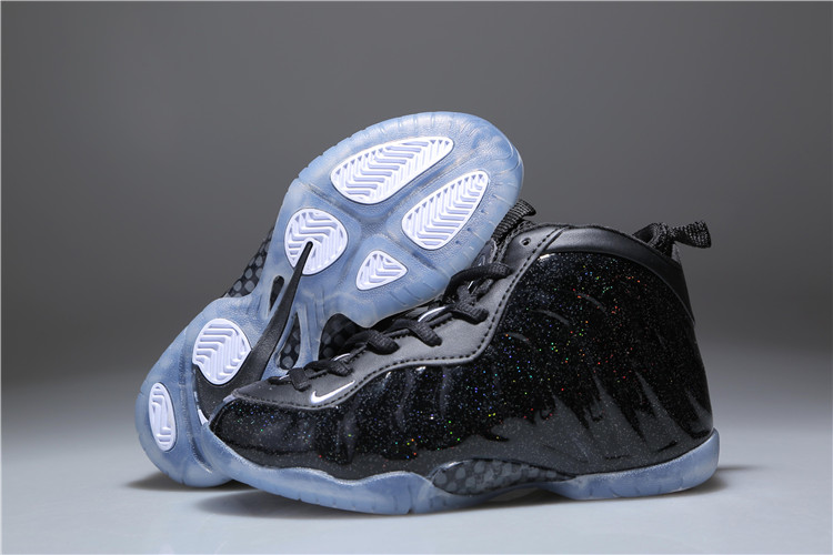 Nike Air Foamposite One Stealth Black For Kids rajabarbar Nike Air Foamposite One Stealth Black For Kids